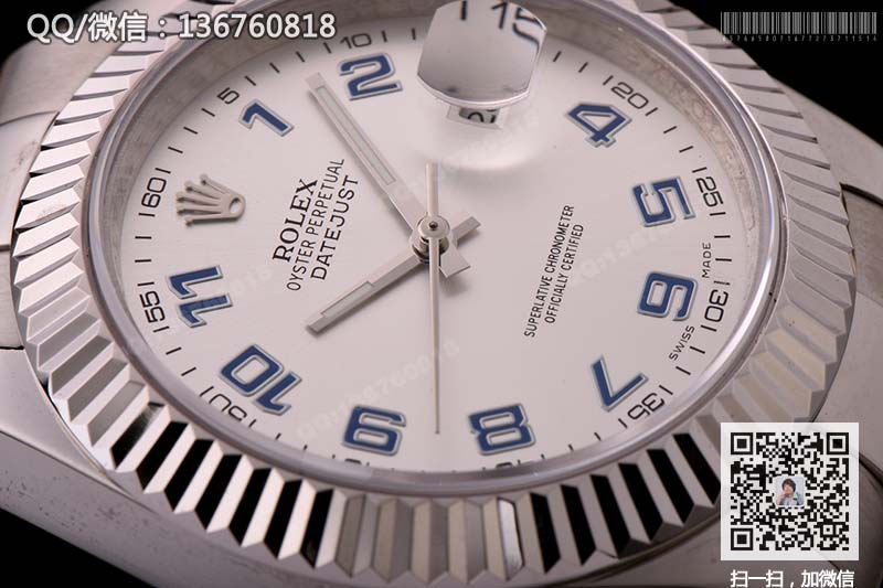 【NOOB厂完美版】劳力士rolex日志型II系列116334铑白盘腕表
